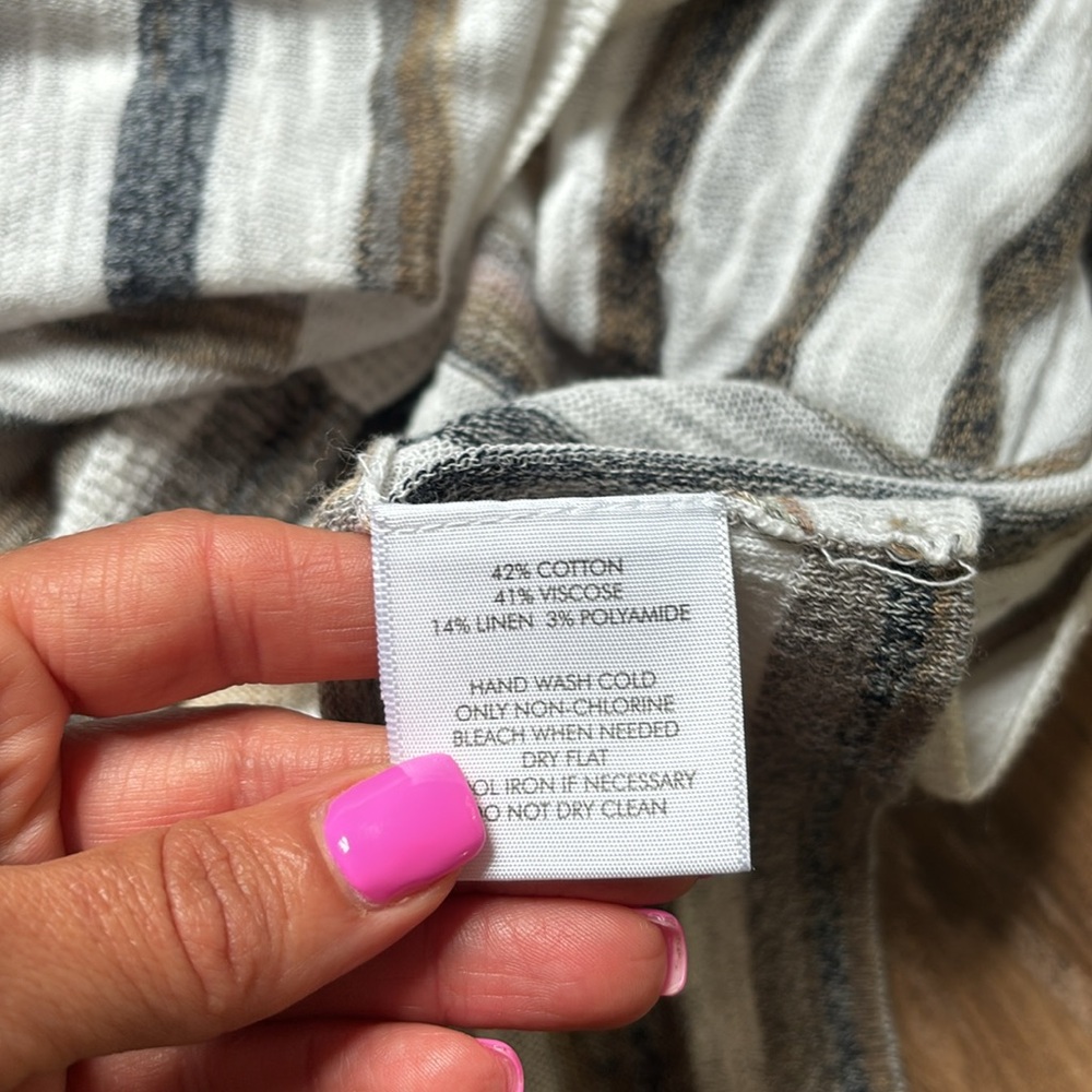 White + Warren Lightweight Button Down Sweater - image 6